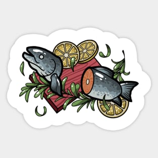 salmon Sticker